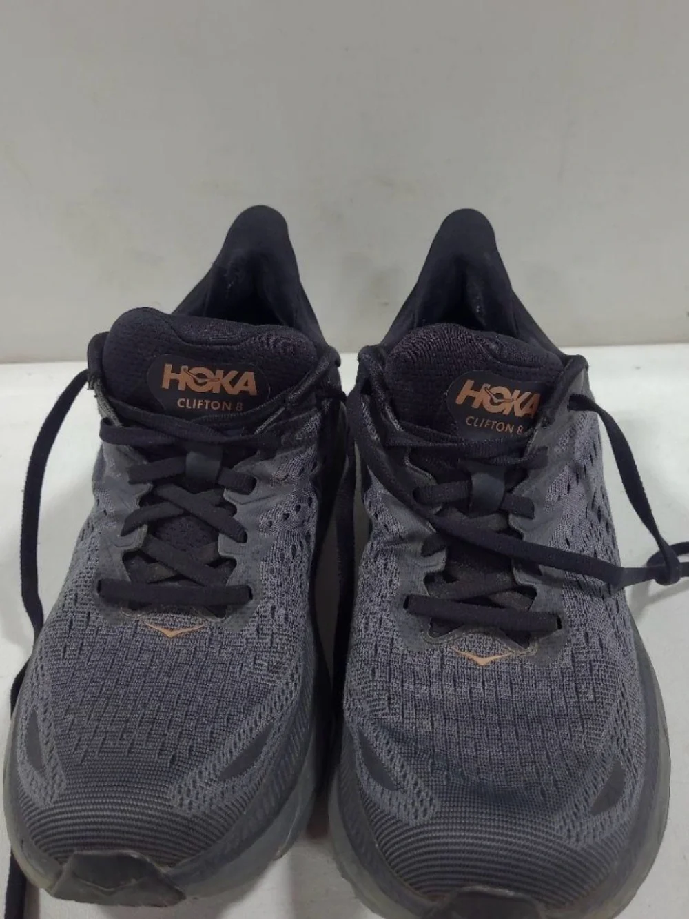 HOKA Clifton 8 Running Shoes | Women’s Size 8B | Anthracite/Copper